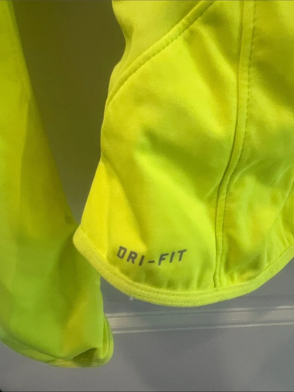 Nike Neon Yellow Reflective Dri-FIT Running Jacket